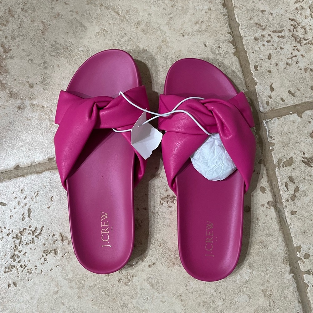 J. Crew NWT Pink Sandals size 9